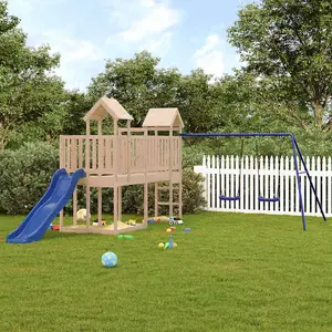 Berkfield Outdoor Playset Solid Wood Pine