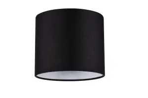 GoodHome Kpezin Charcoal Fabric dyed Light shade (D)15cm