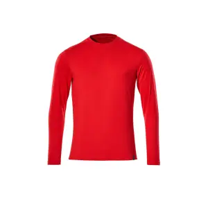 Mascot Crossover ProWash Long-Sleeved T-shirt (Traffic Red)  (Small)