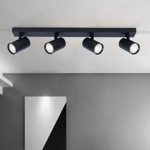 Harper Living 4 Light Ceiling Spot light, Black