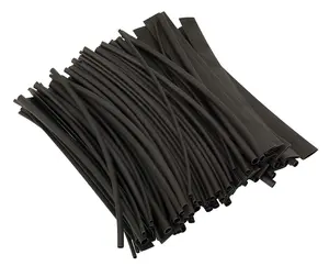 Sealey Heat Shrink Tubing Black 200mm 100pc HST200B