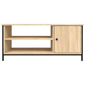 Berkfield TV Cabinet Sonoma Oak 100x40x45 cm Engineered Wood