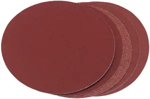 Draper Assorted Grit Aluminium Oxide Sanding Discs, 150mm (Pack of 5) 83860