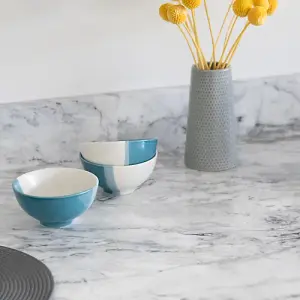 d-c-fix Marble Romeo Grey Self Adhesive Vinyl Wrap Film for Kitchen Worktops and Furniture 1m(L) 45cm(W)