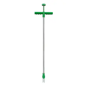 Long Handled Easy Weeder Killer Twister - Lightweight - Twist & Pull Mechanism - Weed Puller Root Remover