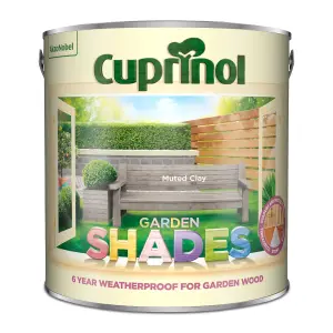 Cuprinol Garden shades Muted clay Matt Exterior Wood paint, 2.5L