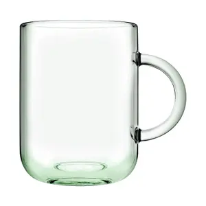 Pasabahce Aware Iconic Recycled Glass Mugs - 330ml - Green - Pack of 4