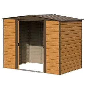 Woodvale 10 Ft. W x 6 Ft. D Apex Metal Shed No