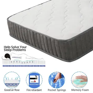 Yaheetech Pocket Sprung Mattress Double (4'6)