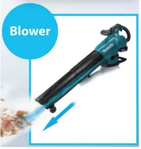 Makita DUB187Z 18V LXT Brushless Cordless Leaf Blower Vacuum + Bag + T Nozzle +