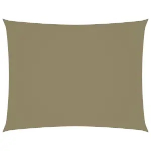 Berkfield Sunshade Sail Oxford Fabric Rectangular 2x3 m Beige