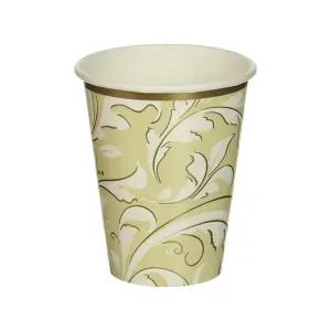 Amscan Paper Anniversary Party Cup (Pack of 8) White/Gold (One Size)