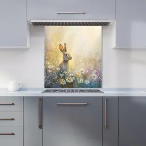 Ava Sterling: 00011 Premium Glass Kitchen Splashback W600mm x H650mm