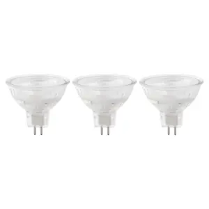 Diall 6.1W Neutral white LED Utility Light bulb, Pack of 3