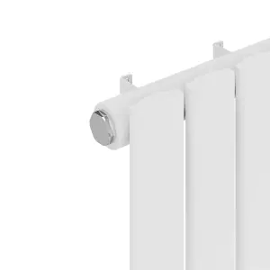 Right Radiators 600x1156 mm Horizontal Single Flat Panel Designer Radiator White