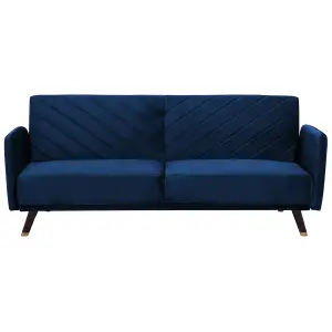 Sofa Bed SENJA Navy Blue Velvet