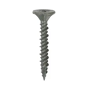 TIMCO Twin-Cut Cement Board Countersunk Exterior Silver Screws - 4.2 x 32