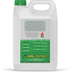 Iron Sulphate 5L - Makes Grass Greener, Hardens Turf and Prevents Lawn Disease Makes upto 105L & Covers upto 50m2 by PSN