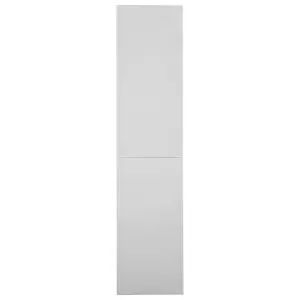 Berkfield Office Cabinet with Sliding Door Light Grey 90x40x180 cm Steel