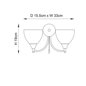 Barium Steel Armed Sconce Satin Chrome