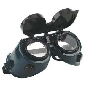 Sealey Gas Welding Goggles Glasses With Flip-Up Lenses Safety Eyewear SSP6