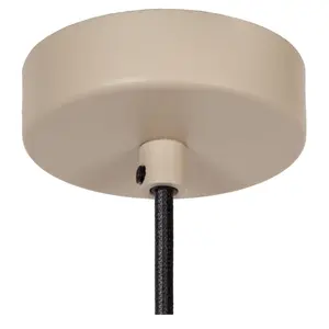 Lucide Evora Modern Pendant light 10cm - 1xGU10 - Taupe