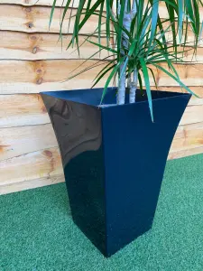 4 x Large Black Milano 10101801202 Upright Planter