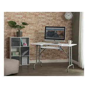 Folding Multipurpose Sewing Table Silver/White  121 x 71 x 72 cm - Sew Ready 13373