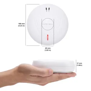 SAFE-TECH Interlinked Smoke Alarm With 10 Years Tamperproof Battery