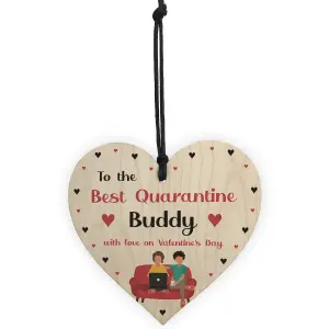 Quarantine Lockdown Funny Valentines Day Gift For Boyfriend Girlfriend Him Her