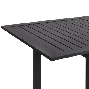 Garden Table Synthetic Material Dark Grey SKALOMA