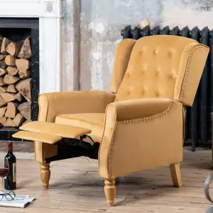 Annapoli Recliner Armchair - Yellow