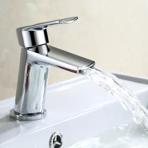 Nes Home Galaxy Basin Mixer & Bath Filler Tap Chrome