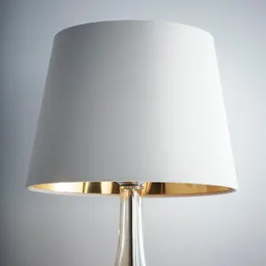 Velvet Empire Cream Shade for Ceiling and Table Lamp 12 Inch Shade