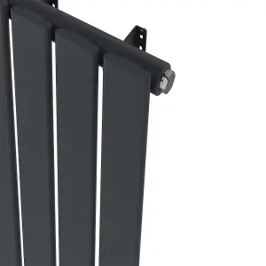 Right Radiators 600x408 mm Horizontal Single Flat Panel Designer Radiator Central Heating Rads Anthracite