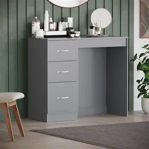 Castleford Dressing Table Zipcode Design Colour: Grey