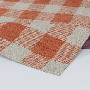 BIDDI In- /Outdoor Checkered Area Rug 200 x 275 cm