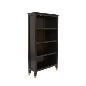 Palazzi Bookcase H127 W69 D25cm - Black