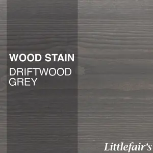 Littlefair's - Indoor & Outdoor Wood Stain - Driftwood Grey - 500ml