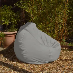 rucomfy Outdoor Water Resistant Slouchbag Beanbag - Platinum