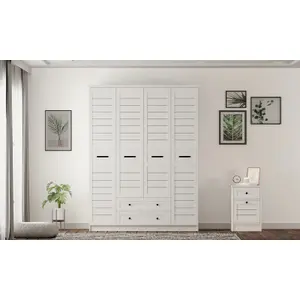 VENICE 4 Door 2 Drawer Wardrobe