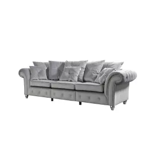 The Great British Sofa Company Kensington 3 & 2 Seater Velvet Sofas