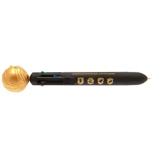 Harry Potter Golden Snitch Retractable Pen Black (One Size)