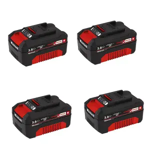 Einhell 18v Power X-Change Starter Kit 4x 3.0Ah Battery + Dual Port Twin Charger