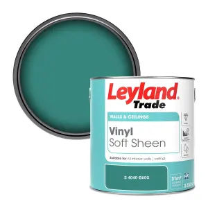 Leyland Trade Vinyl Soft Sheen Walls & Ceilings Emulsion Paint (S 4040-B60G) - 2.5L