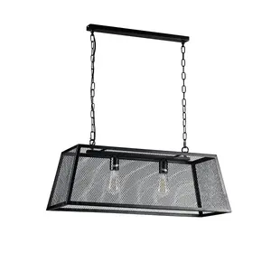 Luminosa Oscar Bar Pendant Ceiling Light, Black