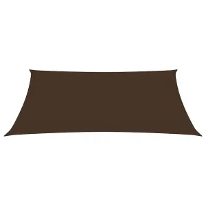 Berkfield Sunshade Sail Oxford Fabric Rectangular 4x6 m Brown