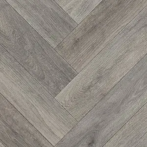 Grey 594 Contract Wood EffectCommercial Vinyl Flooring For Office, Shop, Waterproof Lino Flooring-5m(16'4") X 2m(6'6")-10m²