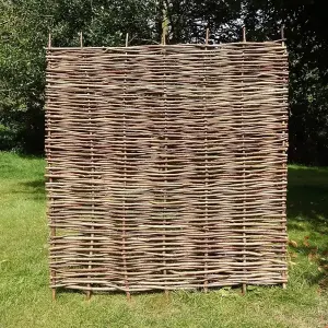 4ft x 6ft Hazel Hurdle Fence Panel Premium Weave