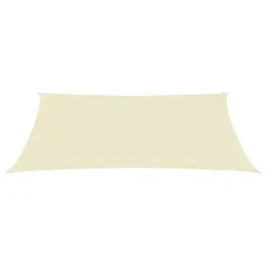 Berkfield Sunshade Sail Oxford Fabric Rectangular 2x4.5 m Cream